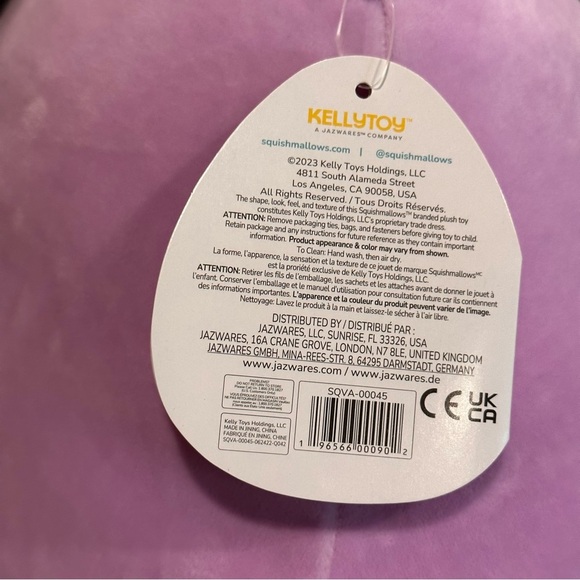 Squishmallows Beula the Octopus Valentine's 2023 Edition Large 16" BRAND NEW! - Picture 5 of 8